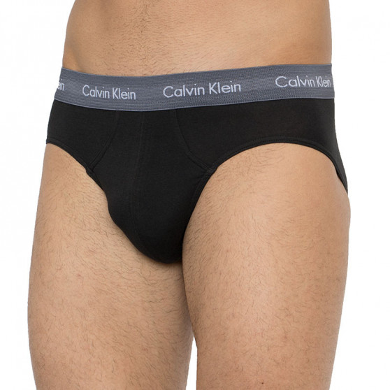 3PACK muške gaćice Calvin Klein crno (U2661G-ORA)