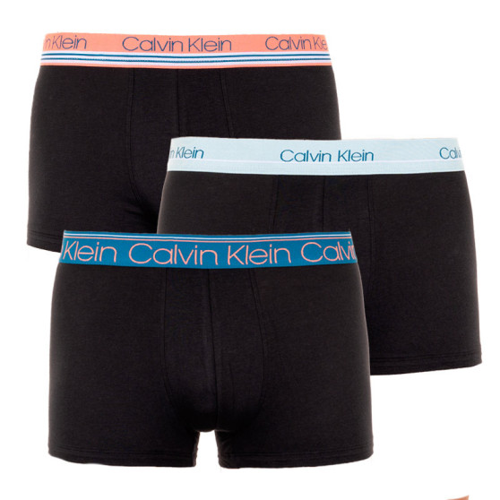 3PACK muške bokserice Calvin Klein crno (NB2336A-BFR)