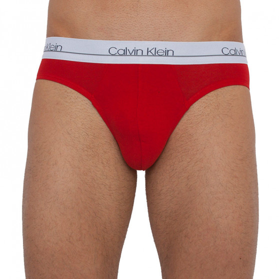 3PACK muške slip gaće Calvin Klein višebojan (NB2415A-WBR)