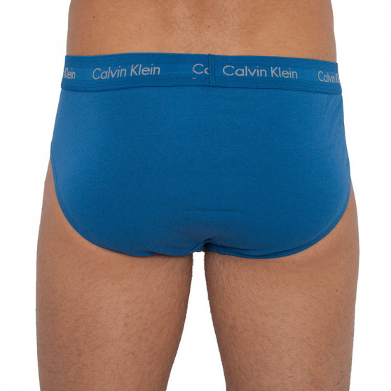 3PACK muške slip gaće Calvin Klein višebojan (U2661G-WEU)