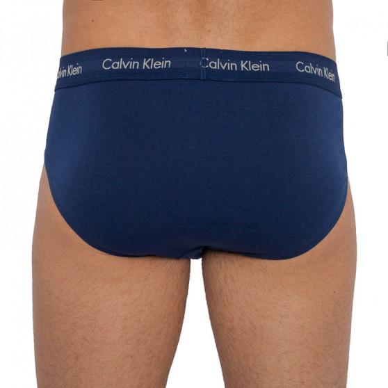 3PACK muške slip gaće Calvin Klein višebojan (U2661G-WEU)