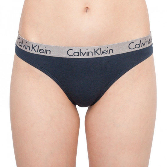 3PACK ženske tange Calvin Klein višebojan (QD3590E-CZ3)