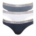3PACK žensko donje rublje Calvin Klein višebojan (QD3589E-CZ3)