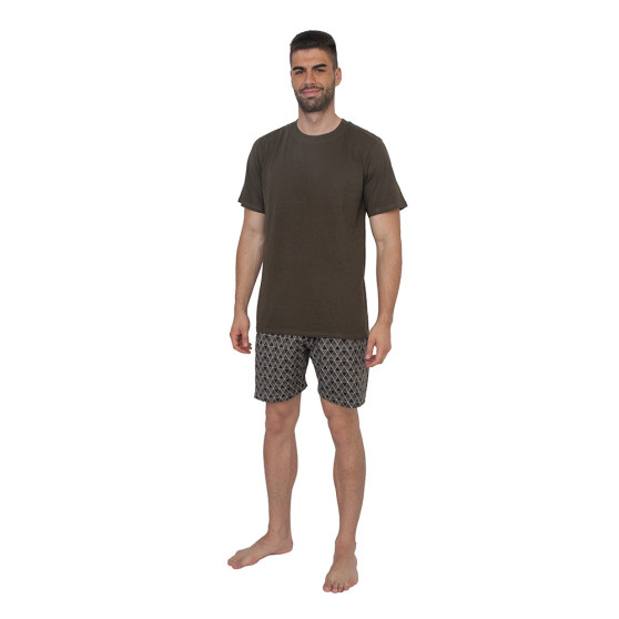Muška pidžama Gino Smeđa (79082)