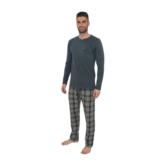 Muška pidžama Gino siva (79071)