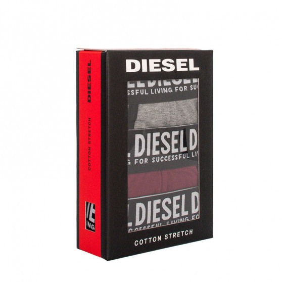 3PACK muške bokserice Diesel višebojan (A00897-0PAZU-E5198)