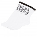 5PACK čarape Styx visoka bijela s crnim slovima (H26161616161)