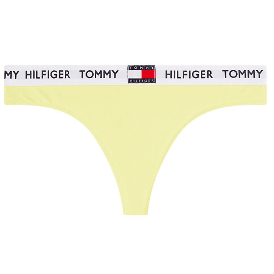 Ženske tange Tommy Hilfiger žuta boja (UW0UW02198 ZA6)