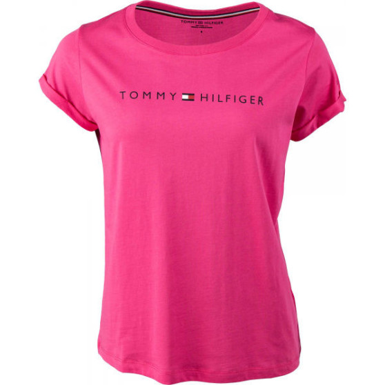 Ženska majica kratkih rukava Tommy Hilfiger ružičasta (UW0UW01618 TDO)