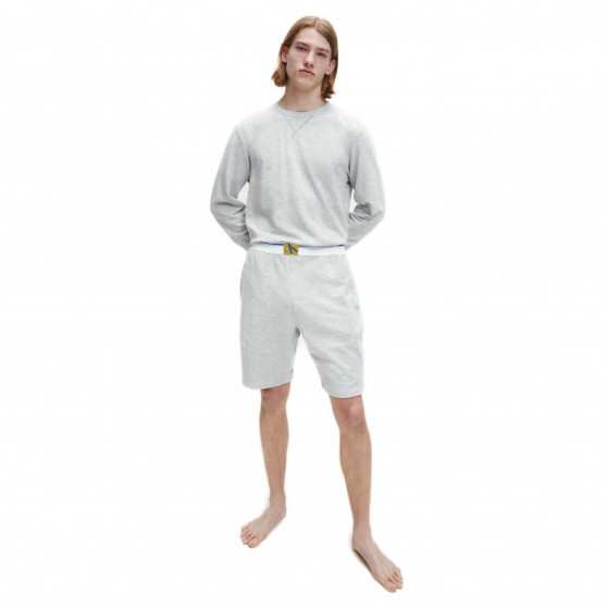 Muške kratke hlače za spavanje CK ONE sive (NM1851E-080)