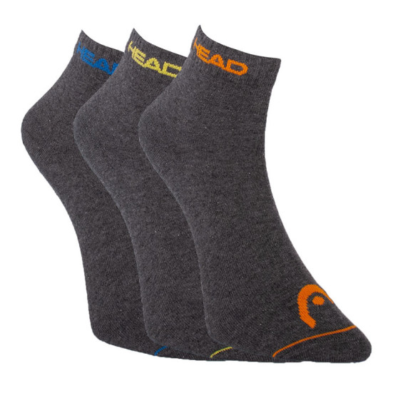 3PACK GLAVA sive čarape (761011001 002)