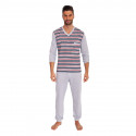 Muška pidžama Foltýn prevelika siva (FPDN4)