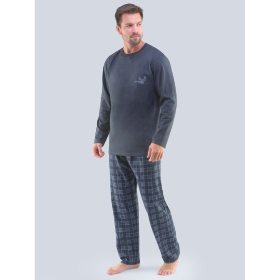 Muška pidžama Gino tamno siva (79103)