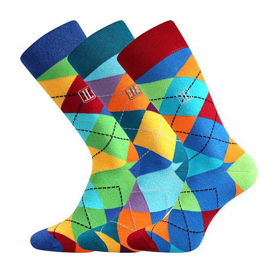 3PACK čarape Lonka višebojan (Dikarus)