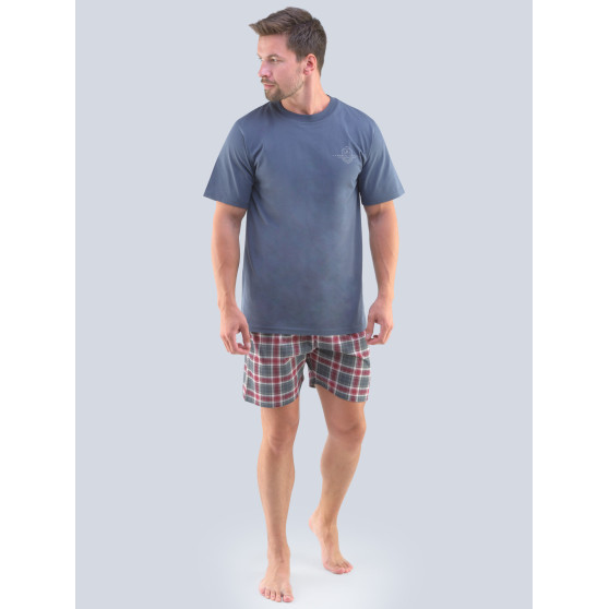 Muška pidžama Gino oversized tamnosive boje (79096)