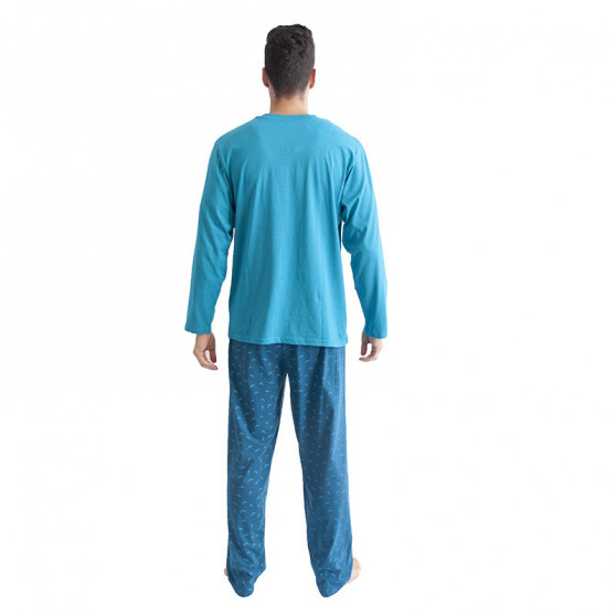 Muška pidžama Gino tirkiz (79089)