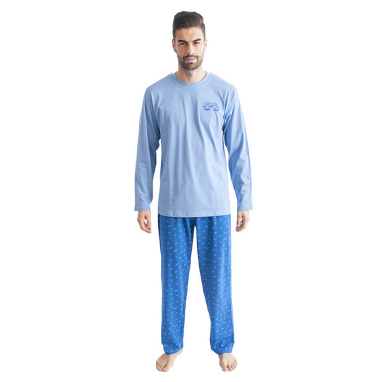 Muška pidžama Gino svijetlo plava (79089)