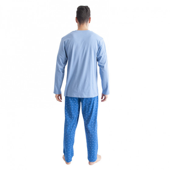 Muška pidžama Gino svijetlo plava (79089)