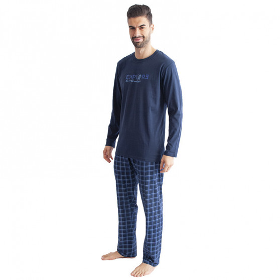Muška pidžama Gino tamno plava (79095)
