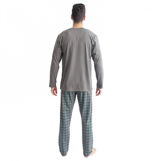 Muška pidžama Gino tamno siva (79095)