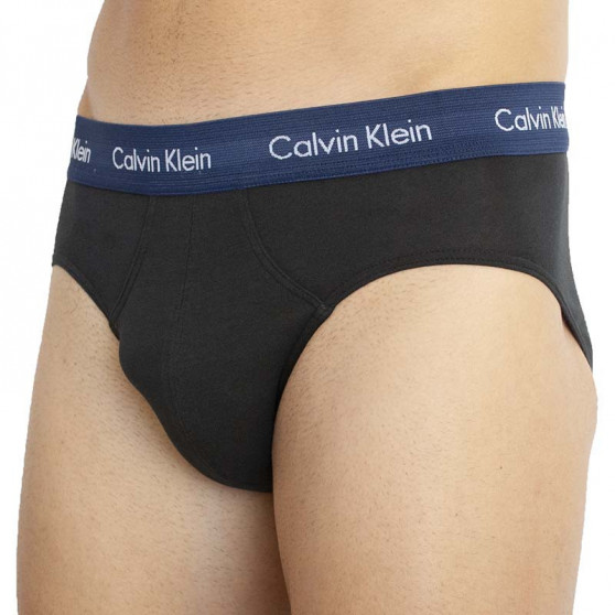3PACK muške slip gaće Calvin Klein crno (U2661G-9HC)