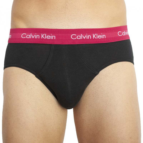 3PACK muške slip gaće Calvin Klein crno (U2661G-9HC)