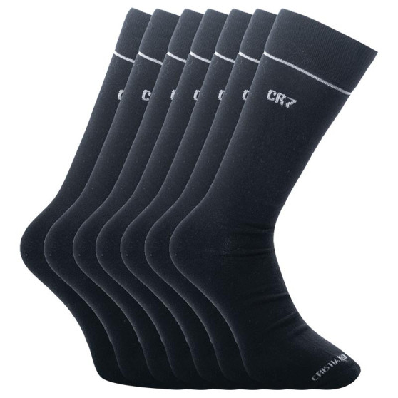 7PACK čarape CR7 bambus crni (8184-80-09)