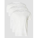 3PACK Muška majica kratkih rukava Calvin Klein bijela (NB4011E-100)