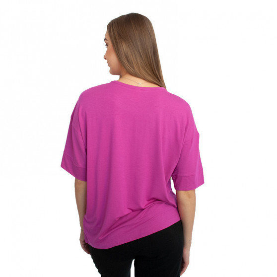 Ženska majica kratkih rukava Calvin Klein tamno roza (QS6410E-BM6)