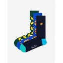 3PACK čarape Happy Socks Poklon kutija čarapa za brzu hranu (XJUN08-0100)
