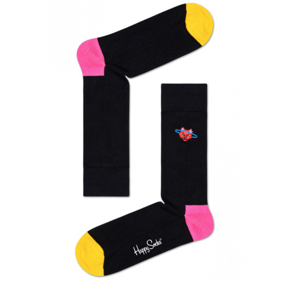 Čarape Happy Socks Embroidery Space Cat Crew (BESC01-9300)