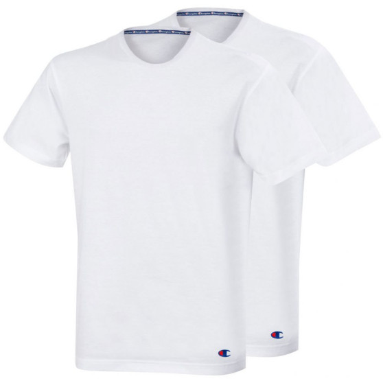 2PACK Muška majica kratkih rukava Champion bijela (Y09G5-0RL)