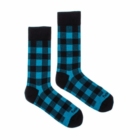 Sretne čarape Fusakle plavi ček (--0938)