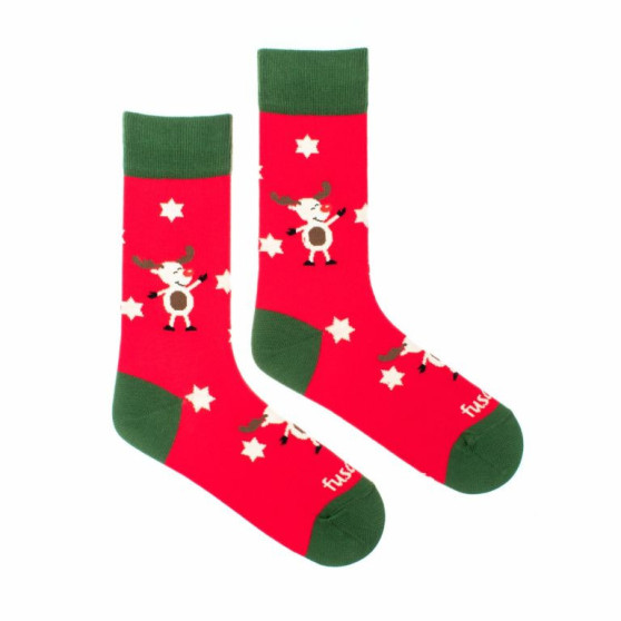 Sretne čarape Fusakle božićni sobovi (--1063)