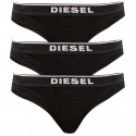 3PACK ženske tange Diesel crno (00SE0K-0EAUF-E4101)
