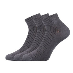 3PACK čarape VoXX tamno siva (Setra)