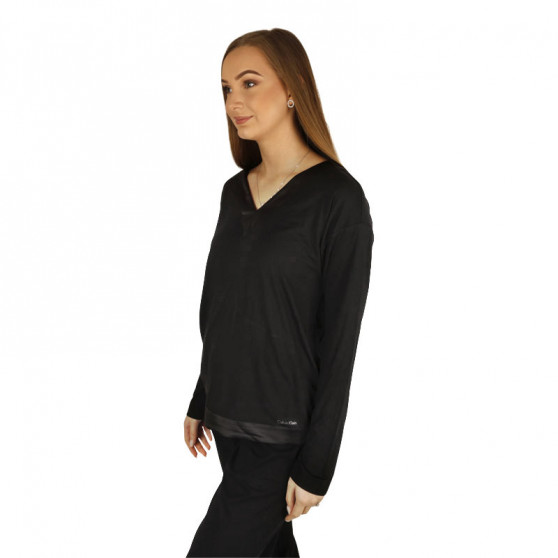 Ženska majica za spavanje Calvin Klein crno (QS6528E-UB1)