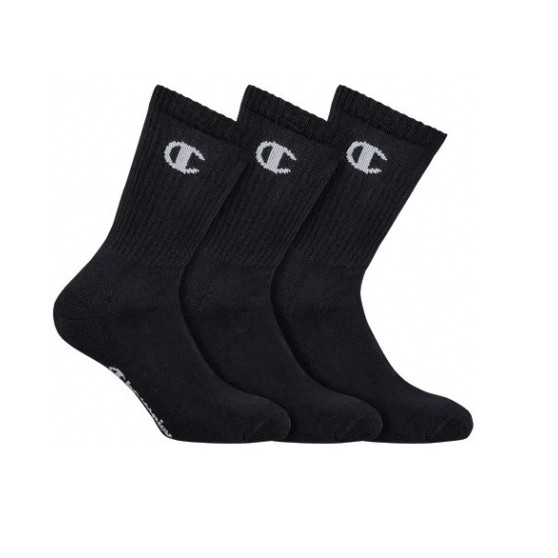 3PACK čarape Champion crno (Y08QG-8VA)