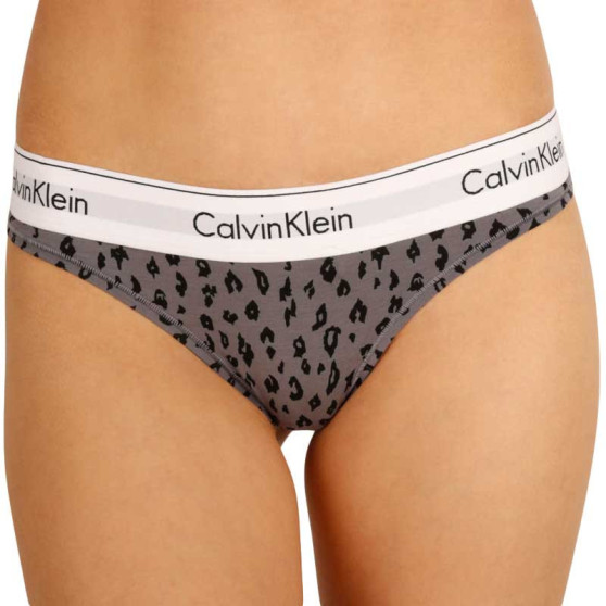 Ženske tange Calvin Klein siva (F3786E JN7)