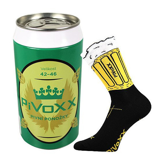 Čarape VoXX crno (PiVoXX + plechovka)