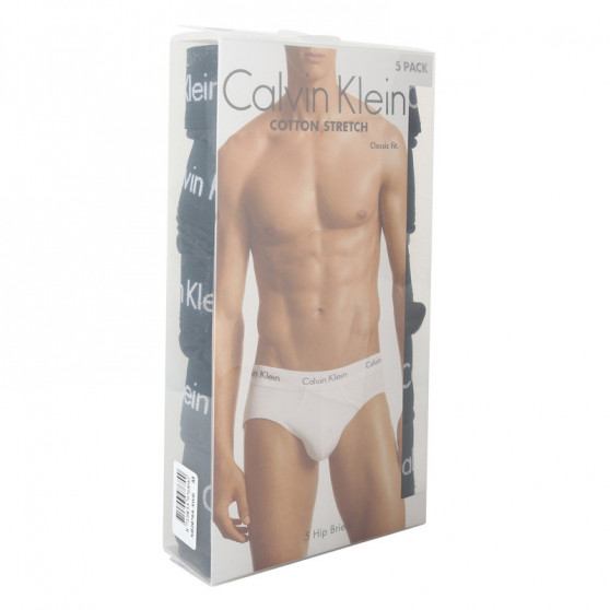 5PACK muške slip gaće Calvin Klein crno (NB2876A-XWB)