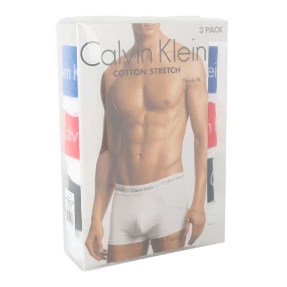 3PACK muške bokserice Calvin Klein bijela (U2664G-M9E)