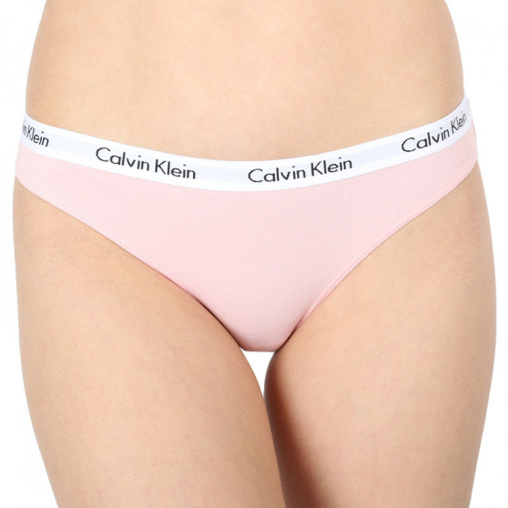 3PACK žensko donje rublje Calvin Klein višebojan (QD3588E-JMO)
