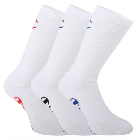 3PACK čarape Champion bijela (Y0B09-9YV)
