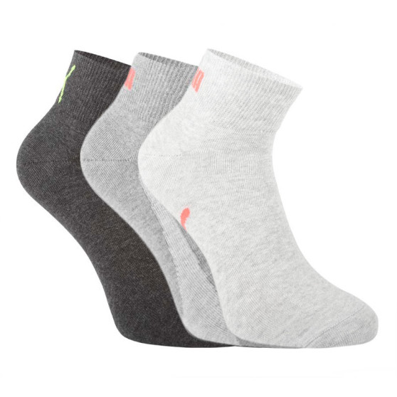 3PACK čarape Puma siva (100000957 005)