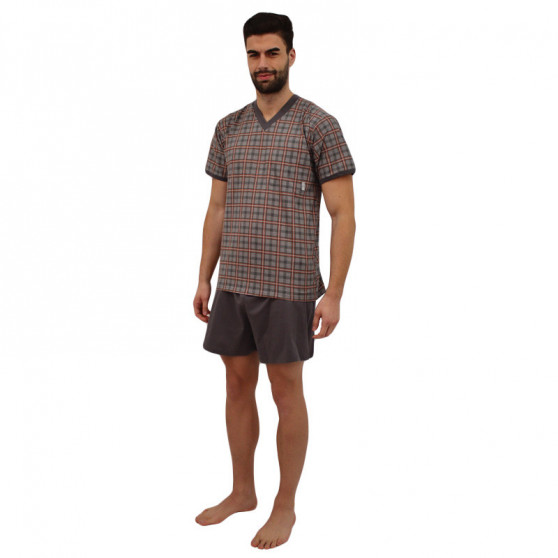 Muška pidžama Lonka siva (vzor 97)