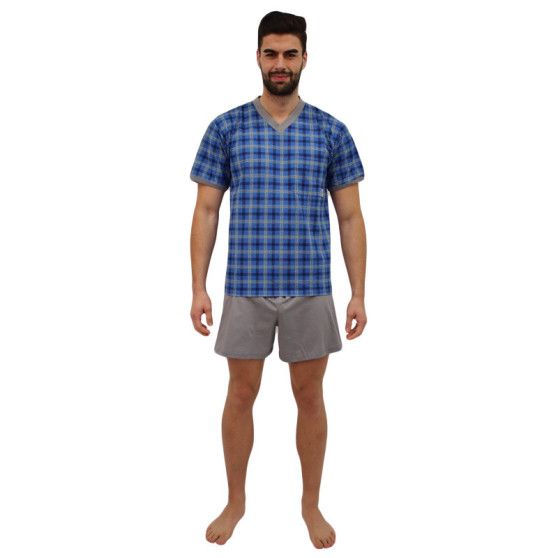 Muška pidžama Lonka plava (vzor 98)