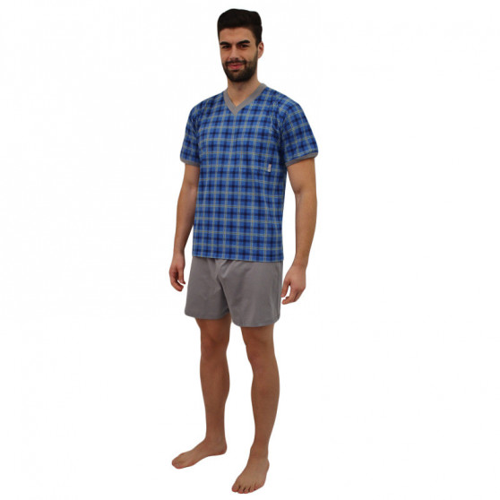 Muška pidžama Lonka plava (vzor 98)