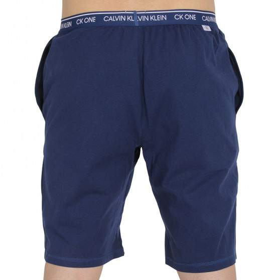 Muške kratke hlače za spavanje CK ONE plave (NM1795E-C5F)