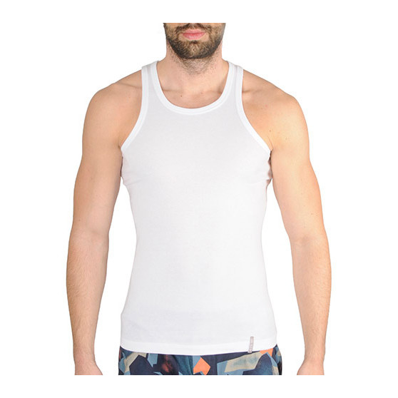 Muška majica bez rukava Lama bijela (M-4002 TT01)